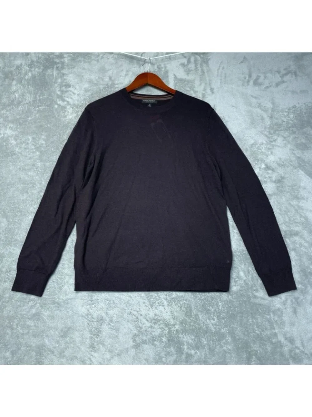 Banana Republic Men’s M Merino Wool Crewneck Sweater Brown F1057